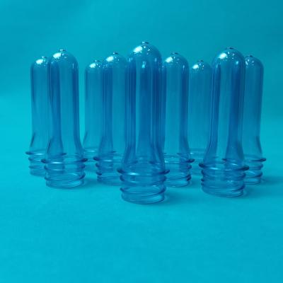 China Chinese Beverage Manufacturers Sell 28mm18g Light Blue For Drinking Water Packaging PET Plastic Bottle Embryo for sale