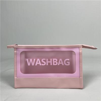 China Fashion Custom Multifunctional Cosmetic Bag Long With Logo Cheap Ziplock Cosmetic Bag High Quality Eco-Friendly Cosmetic Storage Bag Clear for sale