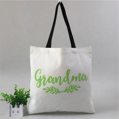 China Large Cotton Carry Bags Shopping Reciclying Cotton Handled Bags For Package Cotton Tote Bag Custom Logo for sale