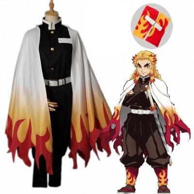 China Anime Rengoku Kyoujurou Cosplay Costume Anime Demon Slayer Cosplay Costume Wholesale Anime Demon Slayer Halloween Costume Suppliers for sale