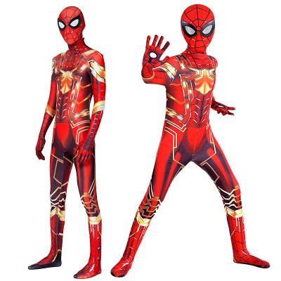 China Halloween elastic and breathable costume jumpsuit cosplay elastic and breathable spider-man cosplay show clothing for sale