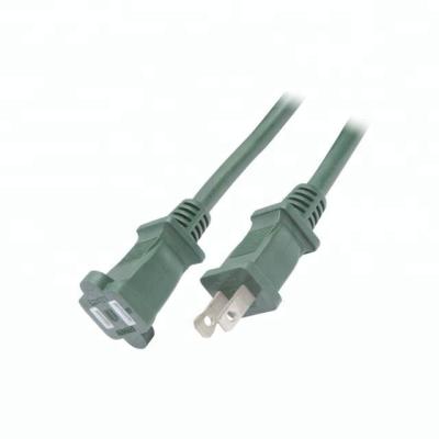 China 2-Prong Indoor/Outdoor Home Appliance UL and CUL Extension Cord for sale