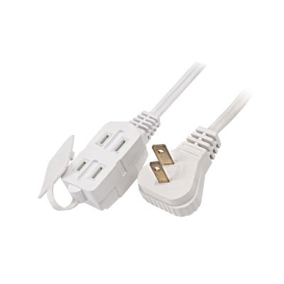 China Home Appliance UL and CUL Flat Plug Indoor Extension Cord for sale