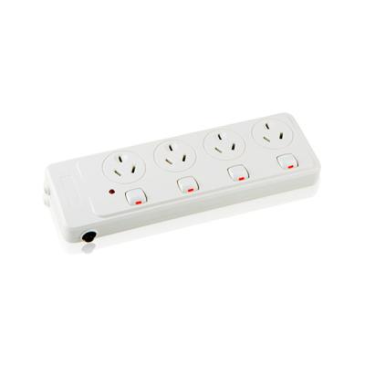 China Residential / General Purpose Australia SAA 4 Power Board 4 Way Switch witeh Surge for sale