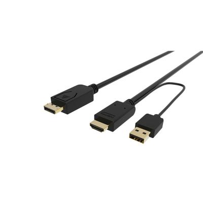 China High conversion performance 1080p Displayport to Hdmi adapter with 4k 60Hz resolution rate for sale