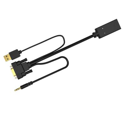 China COMPUTER Hdmi to VGA Adapter Male to Female HDMI to VGA Video Adapter 1080p Converter hdmi to VGA Converter Adapter for sale