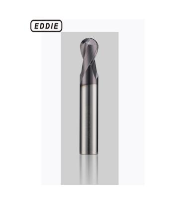 China Carbide EDDIE CNC Machine Carbide End Mill Cutting Tool 4-Flute Ball End Mill Cutter Customized CNC Tools for sale