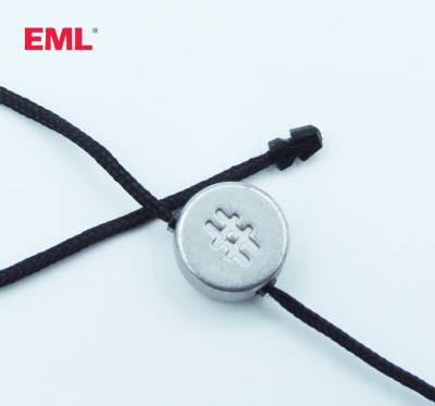 China Sustainable EML TAG Garment Tags Luxury Metal Seal Tags for sale