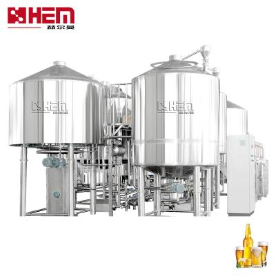 China Professional brewery beer brewing equipment 4000l 5000l completed unit for beer factory or brewpub system for sale