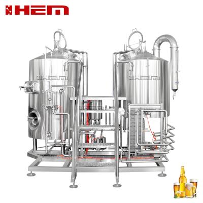 China Restaurants Brewing Equipment 500l Brewing 500l Beer Brewing Equipment Turnkey Project for sale