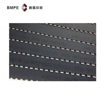 China Steel 2:1 3:3 2:2 1:1 Shape-Cut Bill Perforation Cutting Ruler for sale