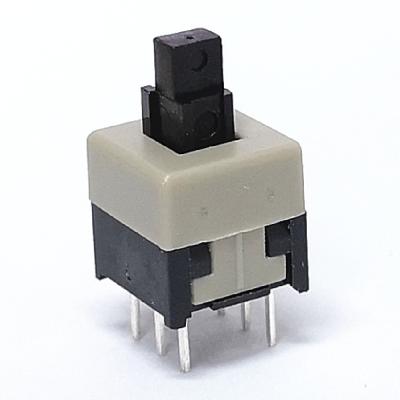 China 0.1A DC30V 6 Pin 8.5*8.5mm Porcelain Momentary Push Button Switch PB21E09171 for sale