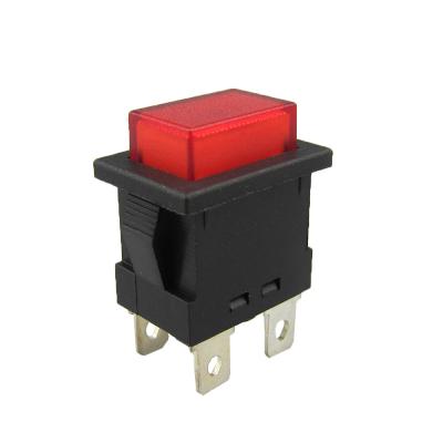 China 16a 250vac Rocker Switch Plants Rectangle Panel Momentary Rocker Switch for sale