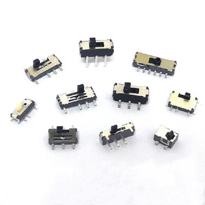 China 3 position sliding contact suppliers smd 8 pin pcb board sliding contacts MSK22D08-TG2 for sale