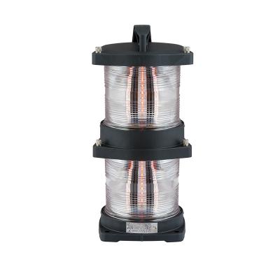 China High Strength Plastic Engineering PA+GF Certificate Light Boat Total Light Marine Equipment CXH6-102PL Marine Navigation Signal Light CCS/MED/RS for sale