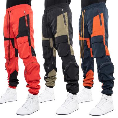 China Anti-wrinkle 2022 fall zipper trouzers cargo pants contrast cargo pant work pants outdoor cargo pants mens slacks kargo pants for sale