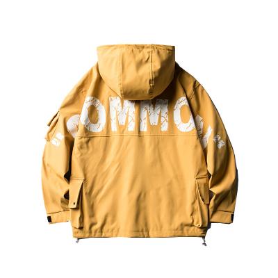 China QUICK DRY custom de quoita plus size half size mens streetwear clothing hip hop anorak hoodies anorak jacket for sale