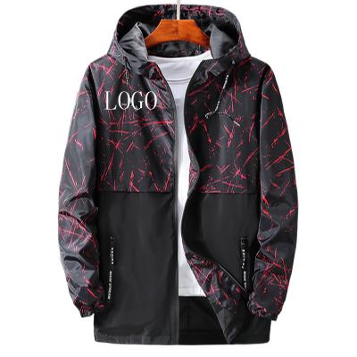 China Autumn and Spring Viable Logo Plus Size Mens Jacket Custom Made Embroidered Waterproof for sale