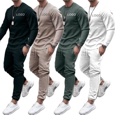 China Breathable Autumn Sets Clothing Tee And Casual Jogging Tracksuit Custom Long Pant Set Logo Mens Set Tracksuits For Men for sale