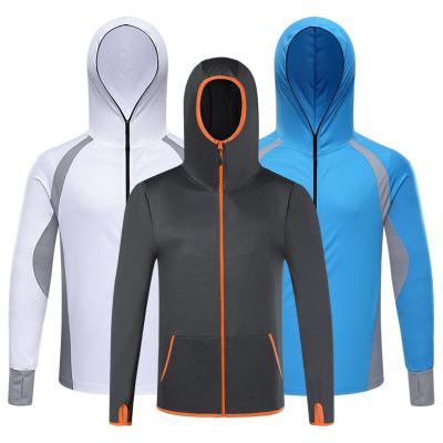 China 2021Wholesale Customizable long sleeve clothing sun protection ultraviolet proof hoodie waterproof fishing jacket QUICK DRY for sale