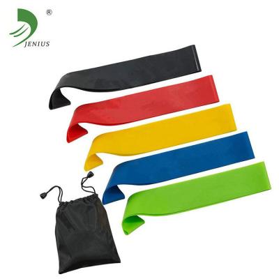 China Fitness Yoga Resistance Band Durable Training Colorful Resistance Exercise Loop Custom Band With Many Colors for sale