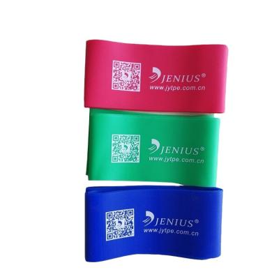 China Portable Wholesale Do Your Own Exercise Fitness Custom Printed Resistance Loop Bands for sale