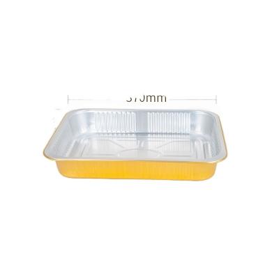 China Custom Order Accepted Eco-friendly Disposable 4670ml Aluminum Foil Tray for Restaurant for sale