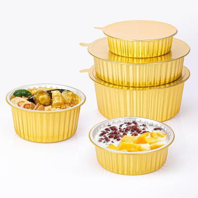 China Custom Accepted Lid Aluminium Foil Container 750ml for Durable Takeout Lunch Tableware for sale