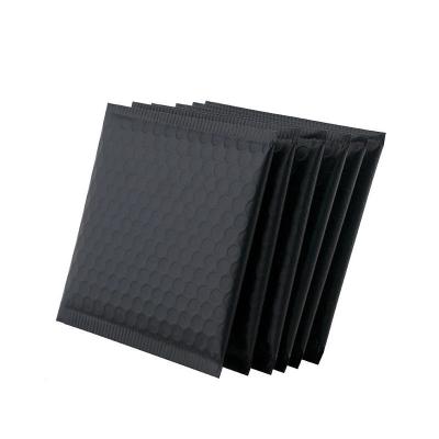 China Waterproof And Tearproof Matte Black Poly Bubble Mailer Bag Mailer Envelopes In Bulk Stock for sale