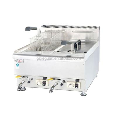 China Frying Meat GF-565Counter Top Gas Fryer for sale