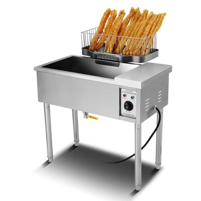 China Hotels KFC Commercial Vertical Electric Fryer Fried Chicken Fries Machine 25L Large Capacity for sale