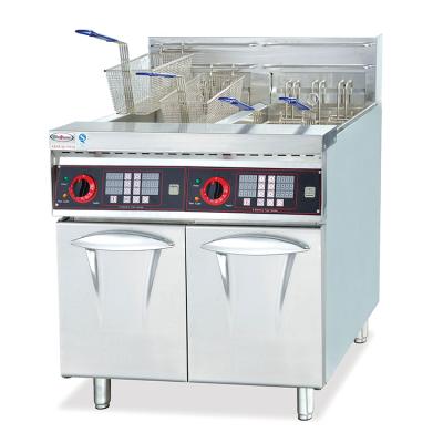 China food & Beverage Factory DF-26-2A Commercial Freestanding Electric Fryer With Timer for sale