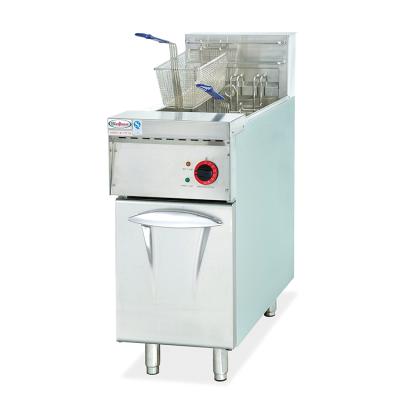 China DF-26 Commercial Electric Restaurant Potato Chips 1 Slot 2 Baskets for sale