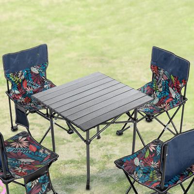 China Foldable Wooden Camp Furniture Portable Foldable Camping Chair Table Outdoor Furniture for sale