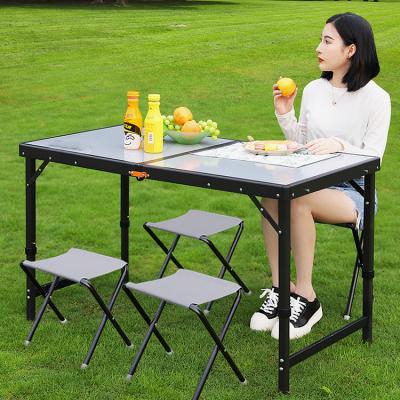 China Portable Wooden Camp Furniture Portable Foldable Chair Camping Table Outdoor Furniture for sale