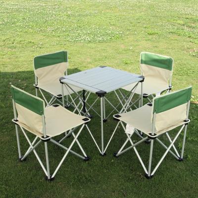 China Portable Foldable Camping Furniture Chair Table Foldable Camping Outdoor Furniture for sale