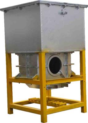 China Industrial Frequency induction melting furnace 150KG/h melting rate 380V 50HZ for sale