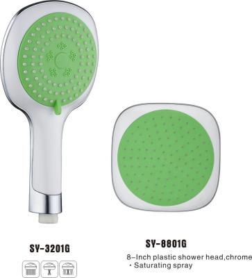 China Luxury 8 Inch Plastic Shower Head for sale