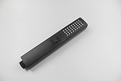 China Bathroom Square Handheld Shower Head Black Color for sale