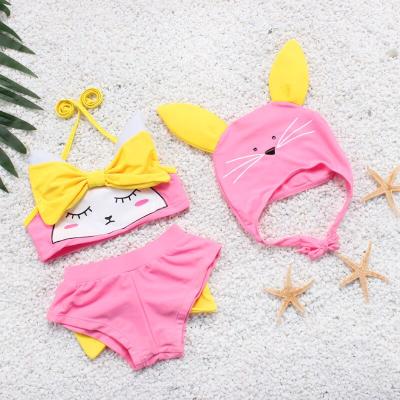 China Kids Anti-UV Swimming Set 3 Pieces Cute Beach Wear For Kids Children Swimwear for sale