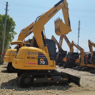 China Hot Selling Komatsu PC70 Excavator Original Second Hand Crawler Used Excavators PC70 Mini Used Excavator PC70 0.5MÂ ³ for sale