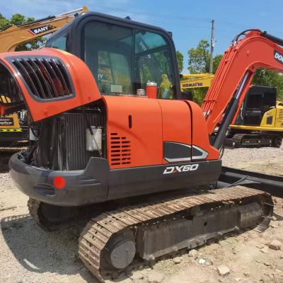 China good condition used original machines Doosan DX60 mini digger excavator Used Crawler Excavator Doosan DX60 0.18mÂ ³ for sale