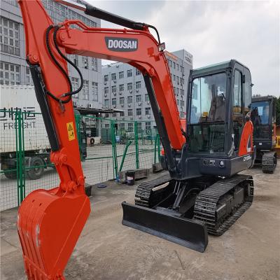 China Used Small 3.5 Ton DX55 Crawler Excavators Doosan DX55 Second Hand Construction Machinery For Doosan 0.21mÂ ³ for sale