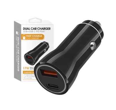 China Wholesale Mobile Phone Car Chargers For iPhone 3.1A Usb C Car Charger Fast Charging LED Display Dual Usb Car Charger for sale