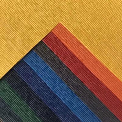 China New Materials Recycled Embossed Paper Color Textured Grain Paper For Printing And Packaging for sale