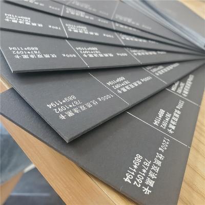 China Recycled Materials Cardboard Photo Album DUPLEX PANEL Black Thick Cardboard Black Cardboard for sale