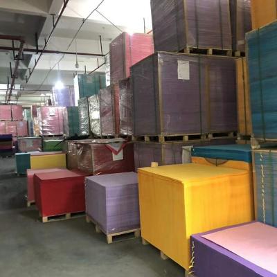 China Recycled Materials Manila Board Color Bristol Paper 110-450GSM For Handwork for sale