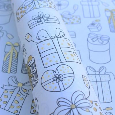 China Creative Recycled Materials New Product Birthday Party Gift Wrapping Paper for sale