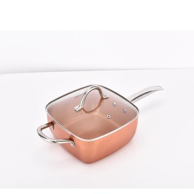 China Viable Non-Removable Non-Sticks Square Pan Set for sale