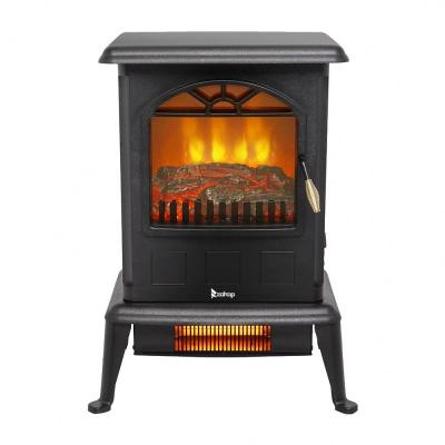 China Household Fireplace Electric Stove Portable Infrared Heater Simulation Flame 1000/1500W 2 Modes for Bedroom etc. living room for sale